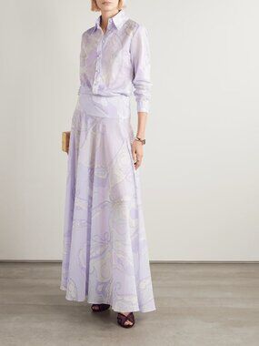 PUCCI abstract maxi skirt